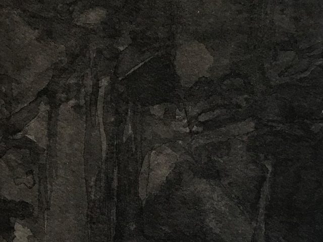 Twilight I    Japanese ink on paper    14,7 x 10,5 cm